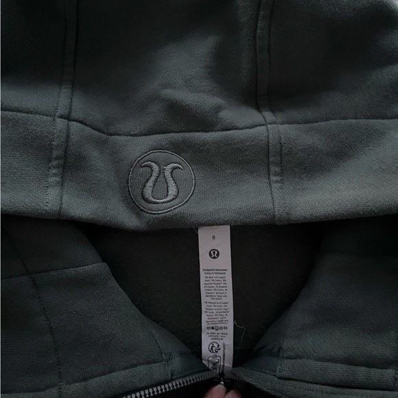 Lululemon Full zip scuba in Forest Green - Picture 2 of 4